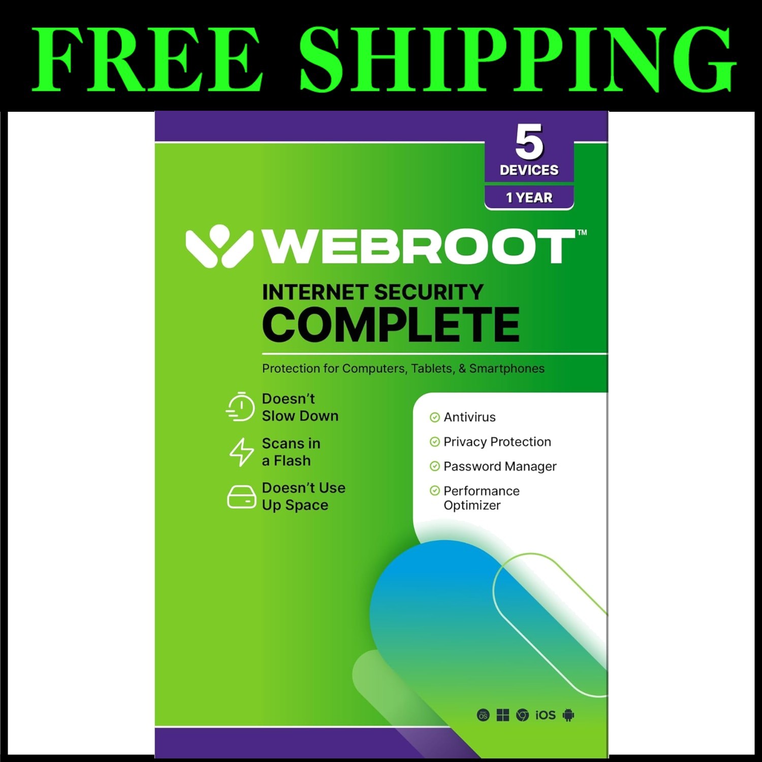 Comprehensive 5 Device Antivirus with Cloud Backup Performance Optimizer 2025**