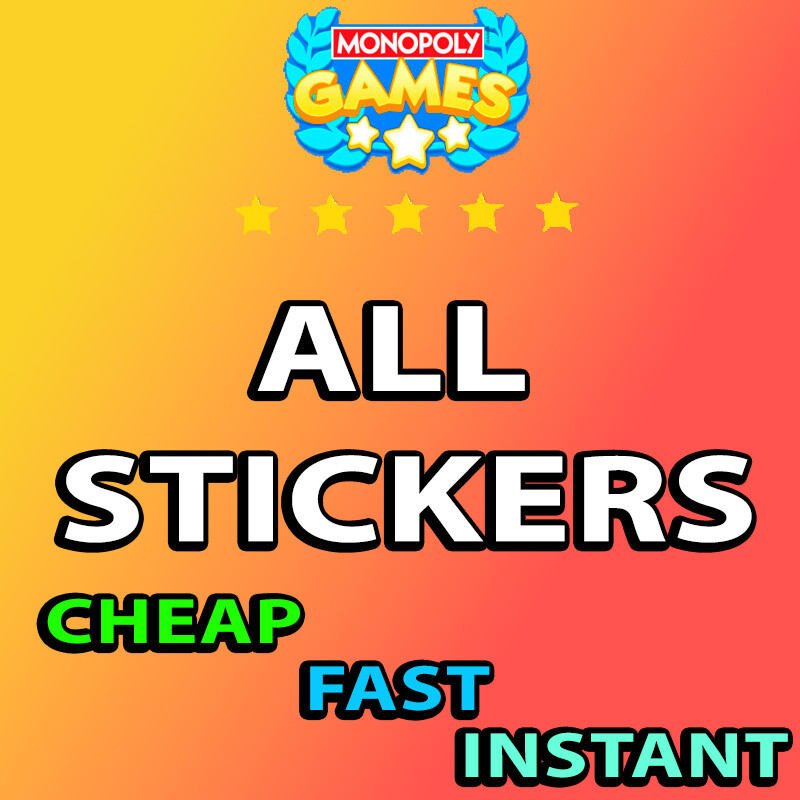 Go Sticker ALL⭐️ 1 2 3 4 5 ⭐️  Cheap Fast ⭐️Instant Delivery ⚡️ Gold Stickers