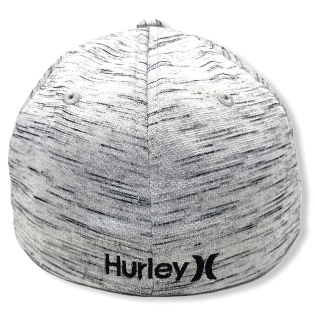 Hurley Icon Texture Flex Fit Hat Cap Small / Medium New Wolf Grey S/M