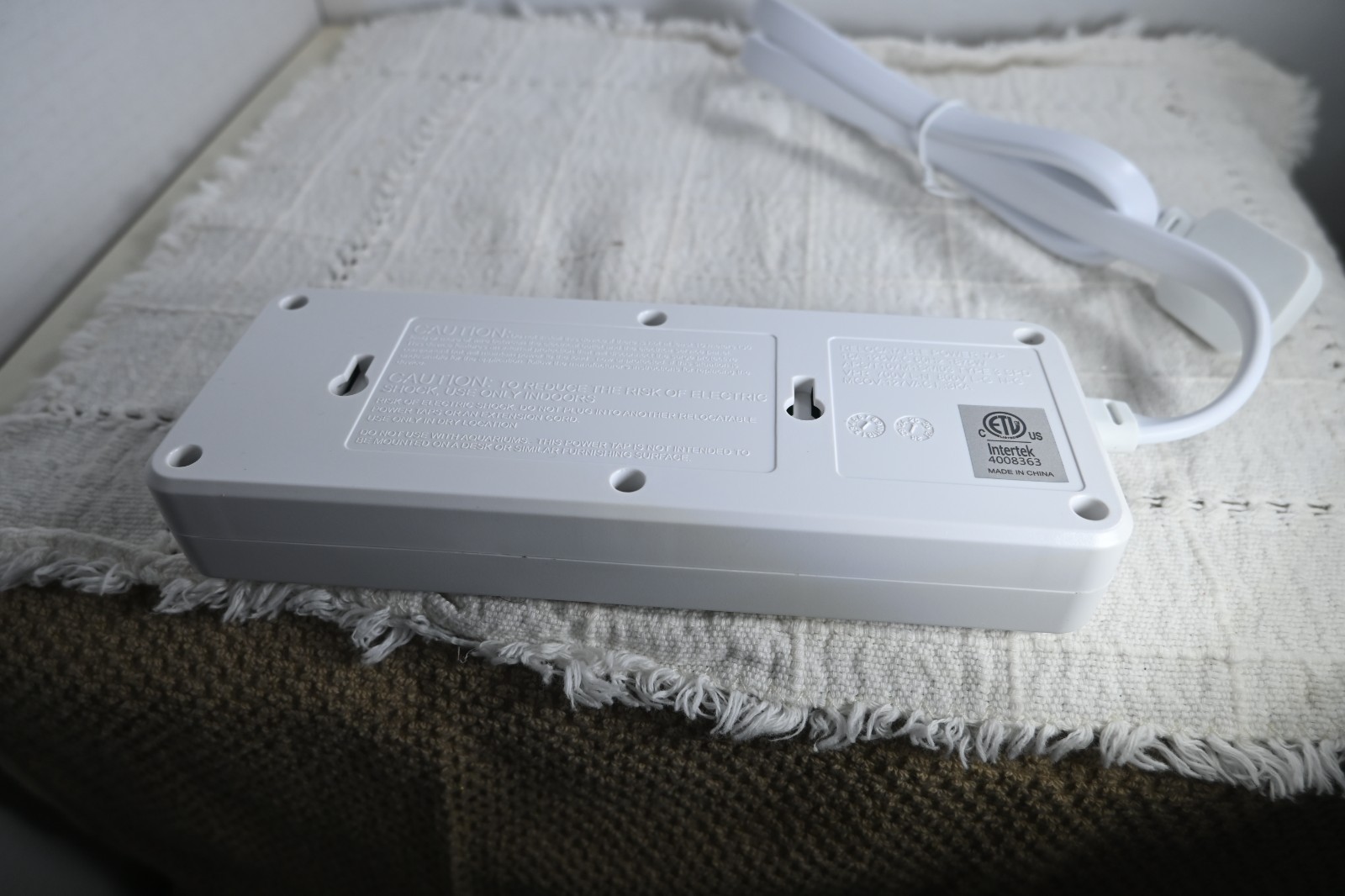 Greenlite Tier 1 advanced power strip 7 outlets sealed with instructions