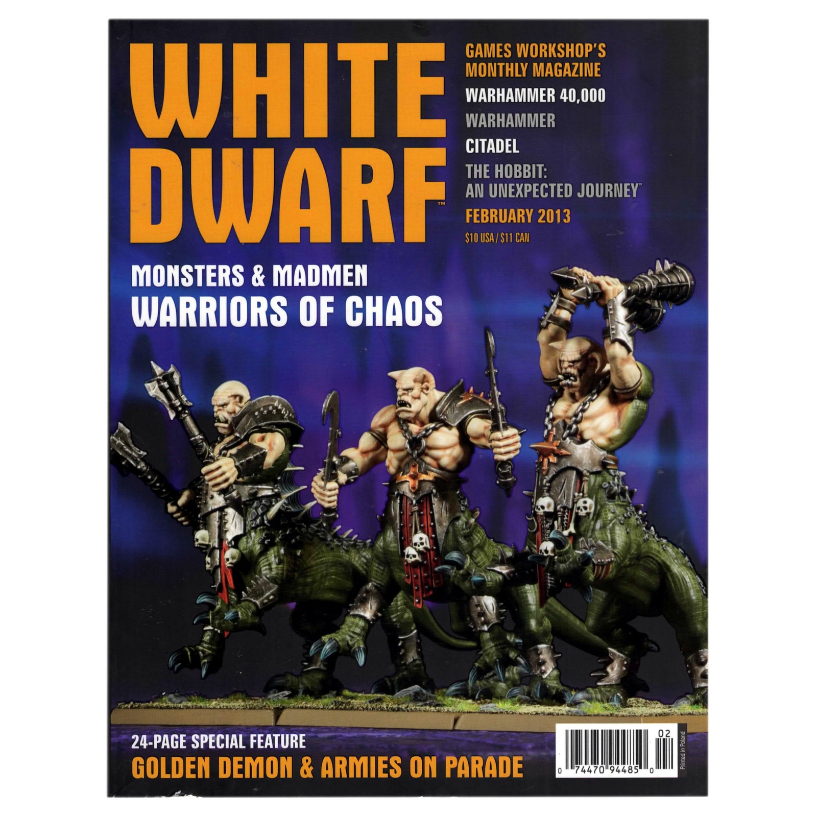 White Dwarf February 2013 - Warhammer Fantasy / 40k Issue Magazine Book YHP