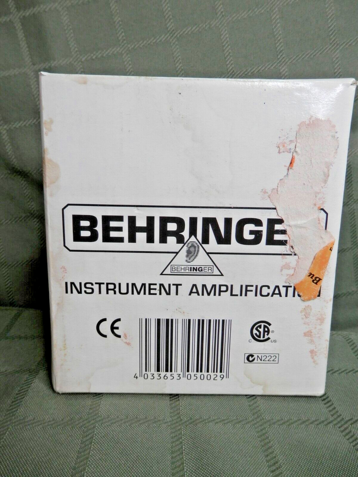 Behringer FS112T Amplifier Dual Footswitch Channel & Effect -NEW