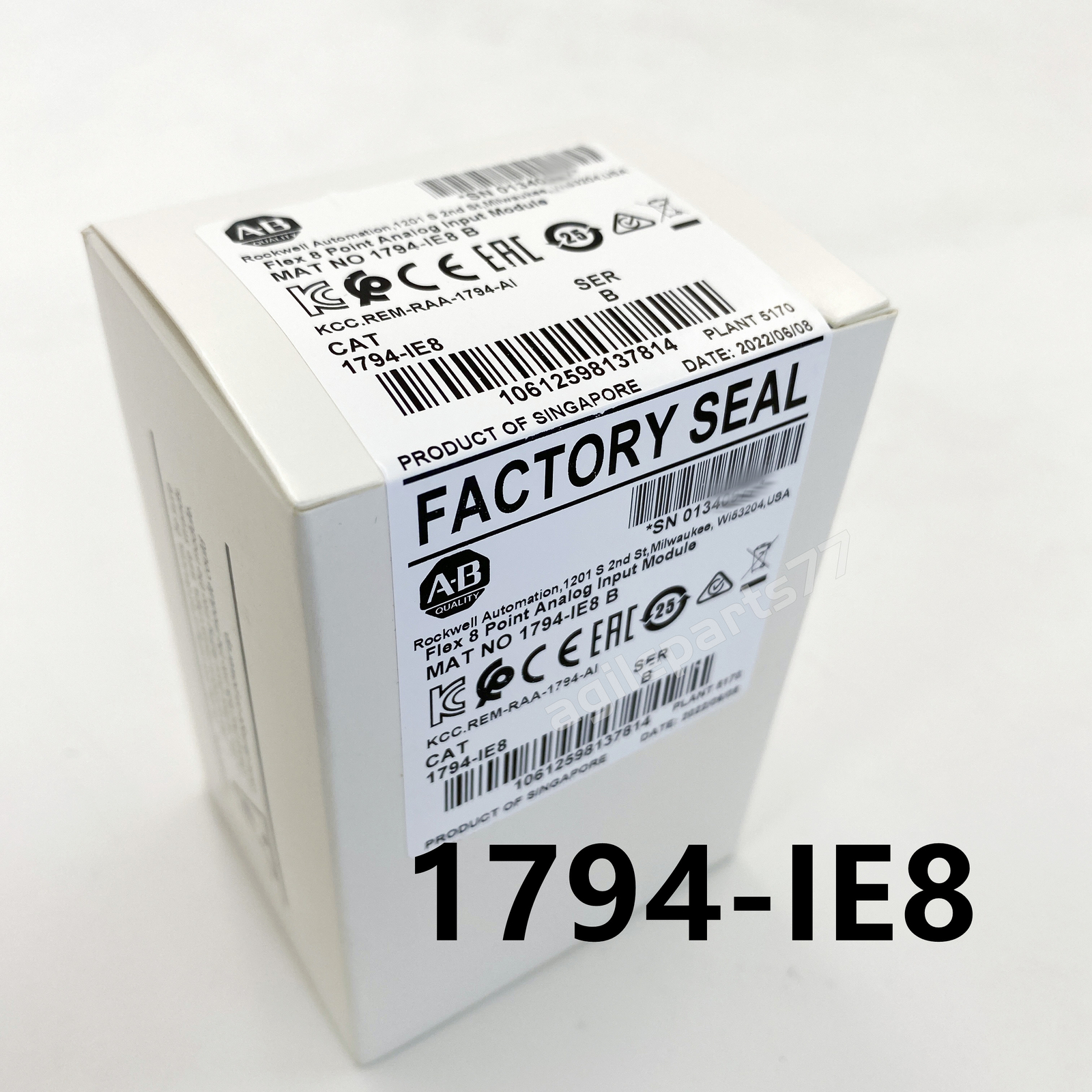 Allen-Bradley 1794-IE8 /B AB Flex 8 PointAnalog Input Module PLC NEW SEALED TX