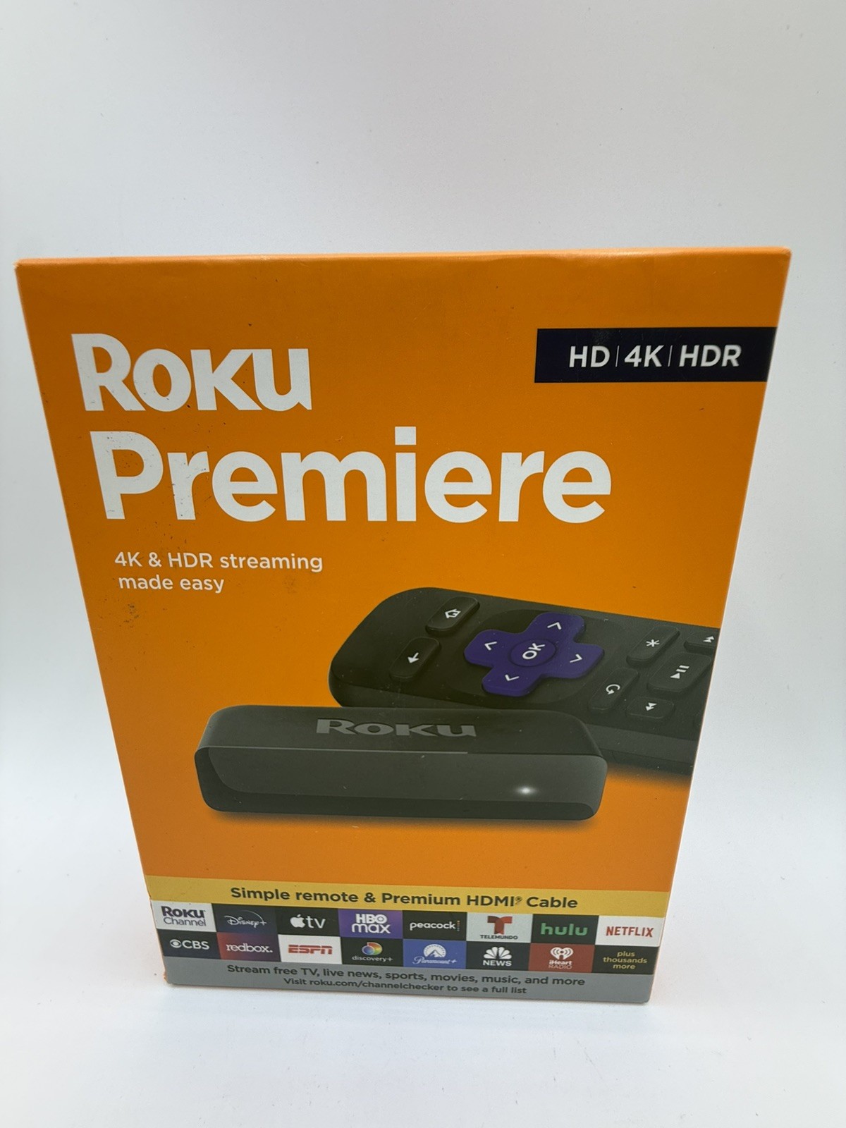 Roku Premiere HD/4K/HDR Streaming Media Player 3920R: BRAND NEW SEALED