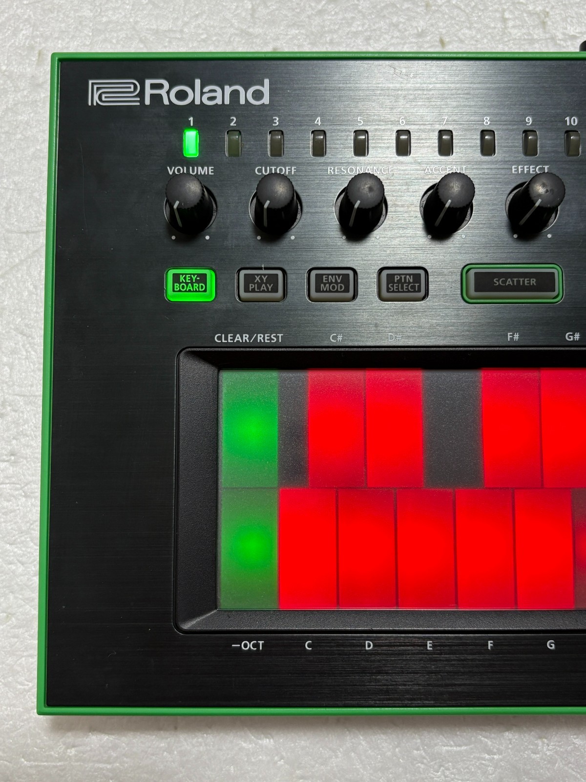 Roland TB-3 AIRA Touch Bassline Synthesizer with Adapter Used from Japan