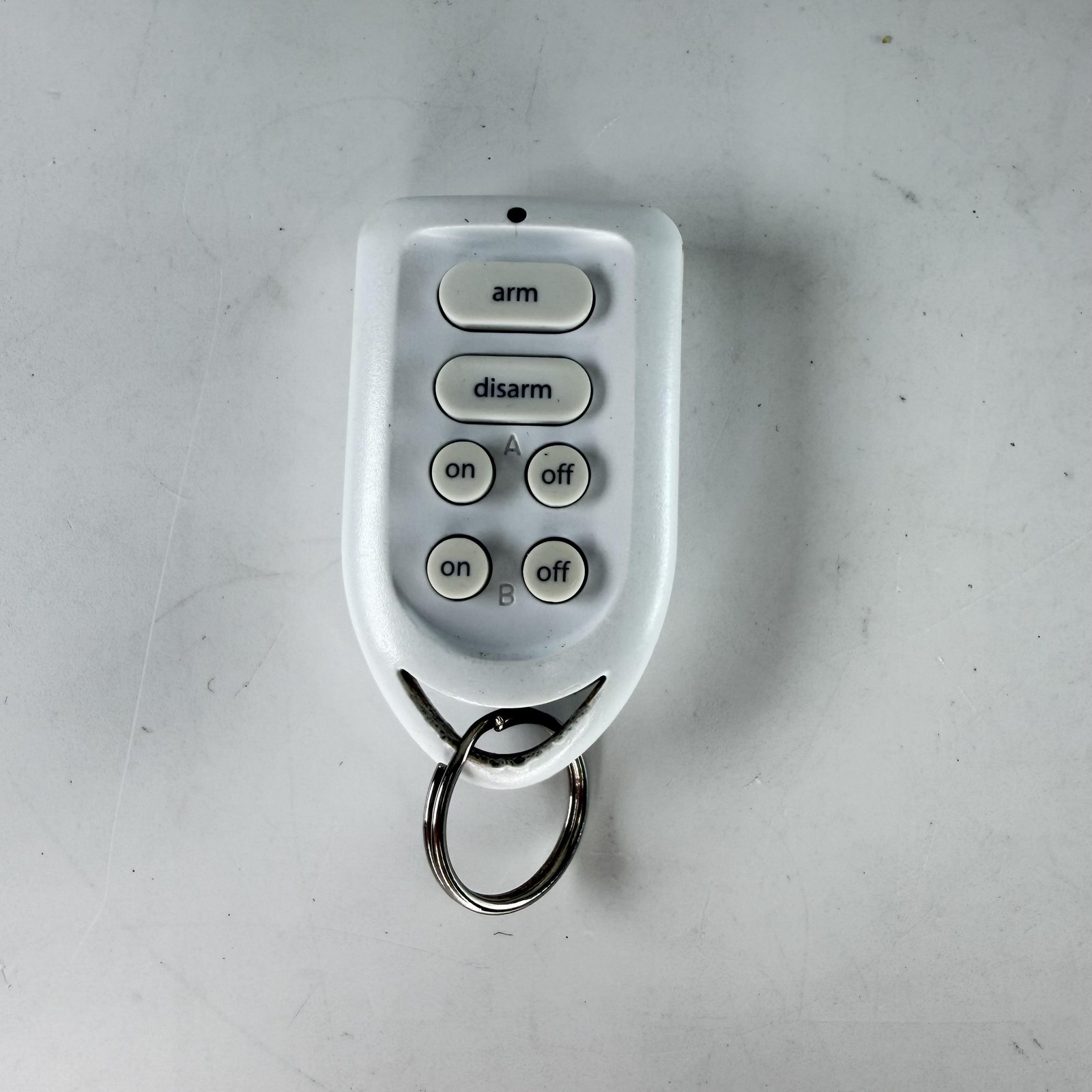 RadioShack 49-1002 Remote Control White Plug 'n Power Security Wireless Key Fob