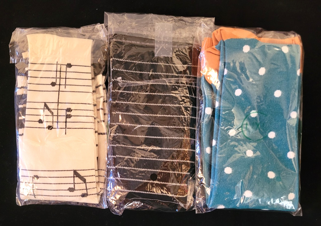 New Set of 3 FunMens Womans Size L/XL Assorted Compression socks funky