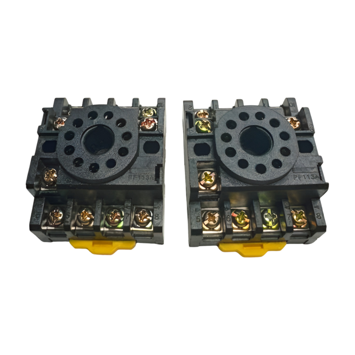 ACI 115904 Cube Relay Socket Base 11-Pin, PF113A, E186212, 2-M4X30