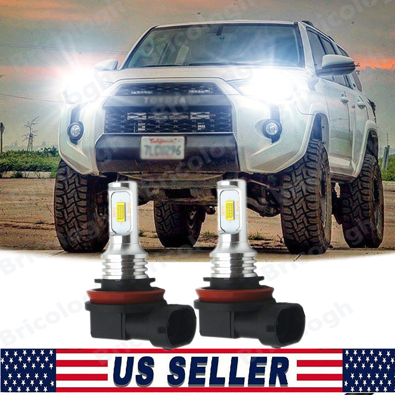 H11 LED Headlight Headlamp Bulb for Toyota 4Runner 2006-2020 Brightest Low Beam