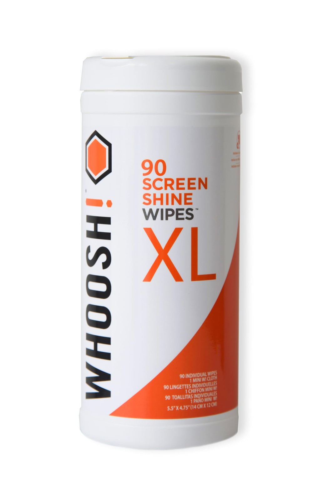 WHOOSH! Screen Shine 90 Count Touch Screen Cleaner Wipes for Car, OLED, TV, E...