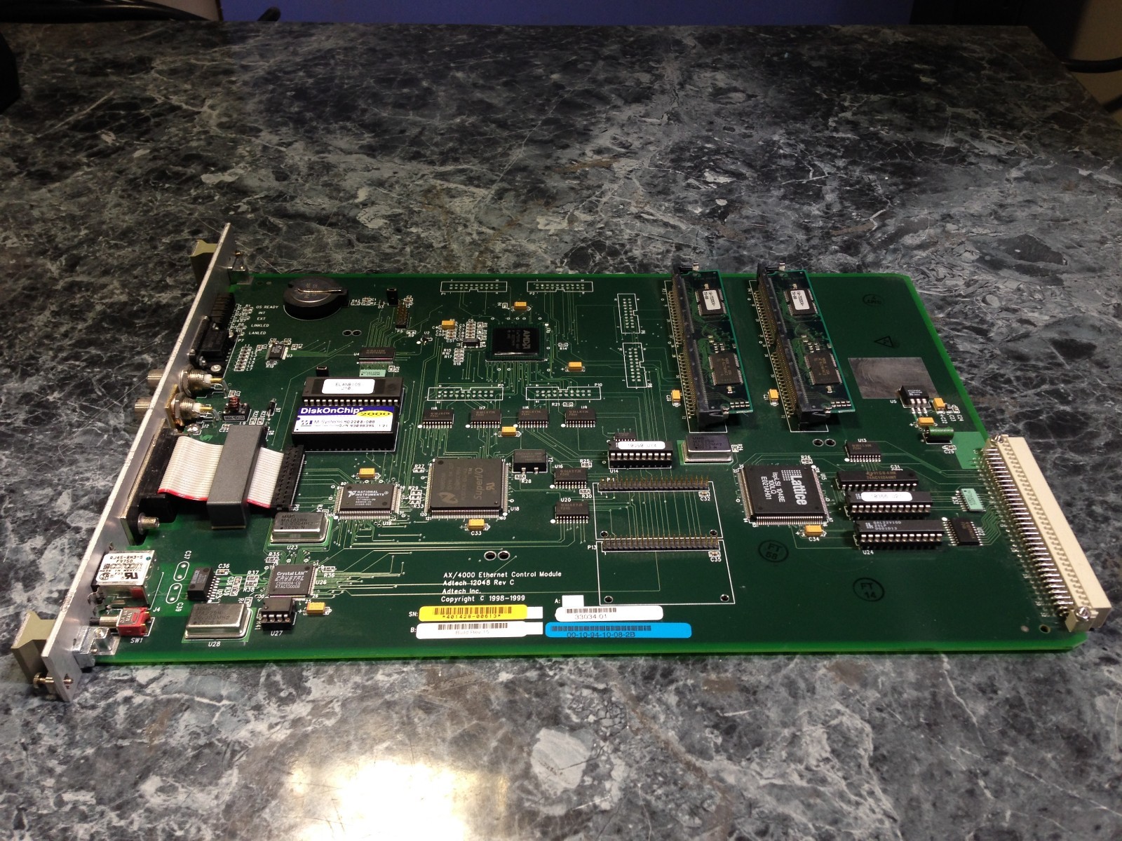 Adtech 401428 Ethernet Control Module 401428C for AX/4000
