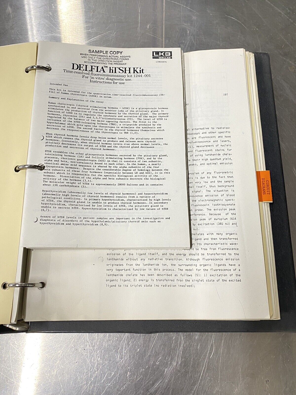 LKB Wallac 1230 Arcus Fluorometer - Users Guide / Instructions Manual
