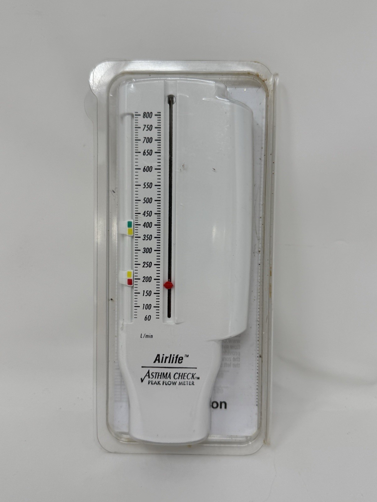 CareFusion Airlife Asthma Check Peak Flow Meter Model 002068 Brand New NIP (b12)