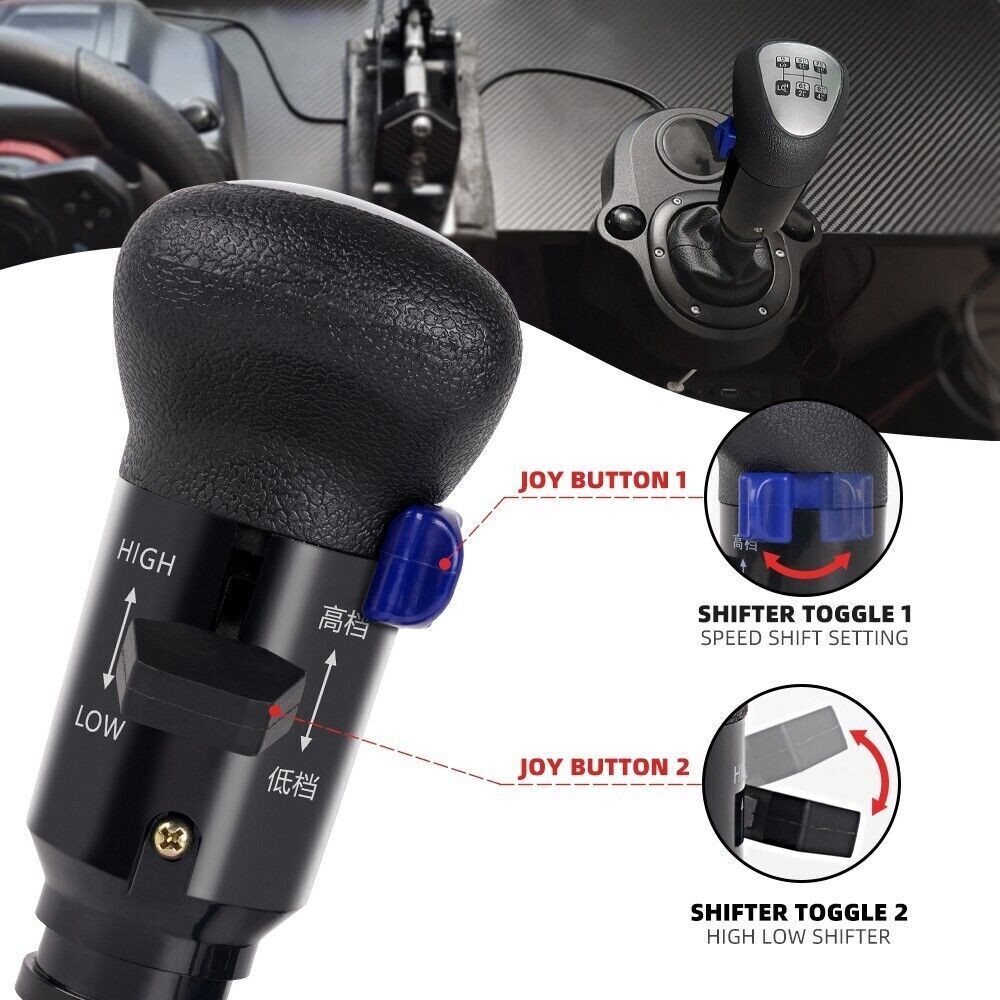 USB Shifter Knob For ATS ETS2 PC SIM For Logitech G27 G29 G920 Thrustmaster TH8A