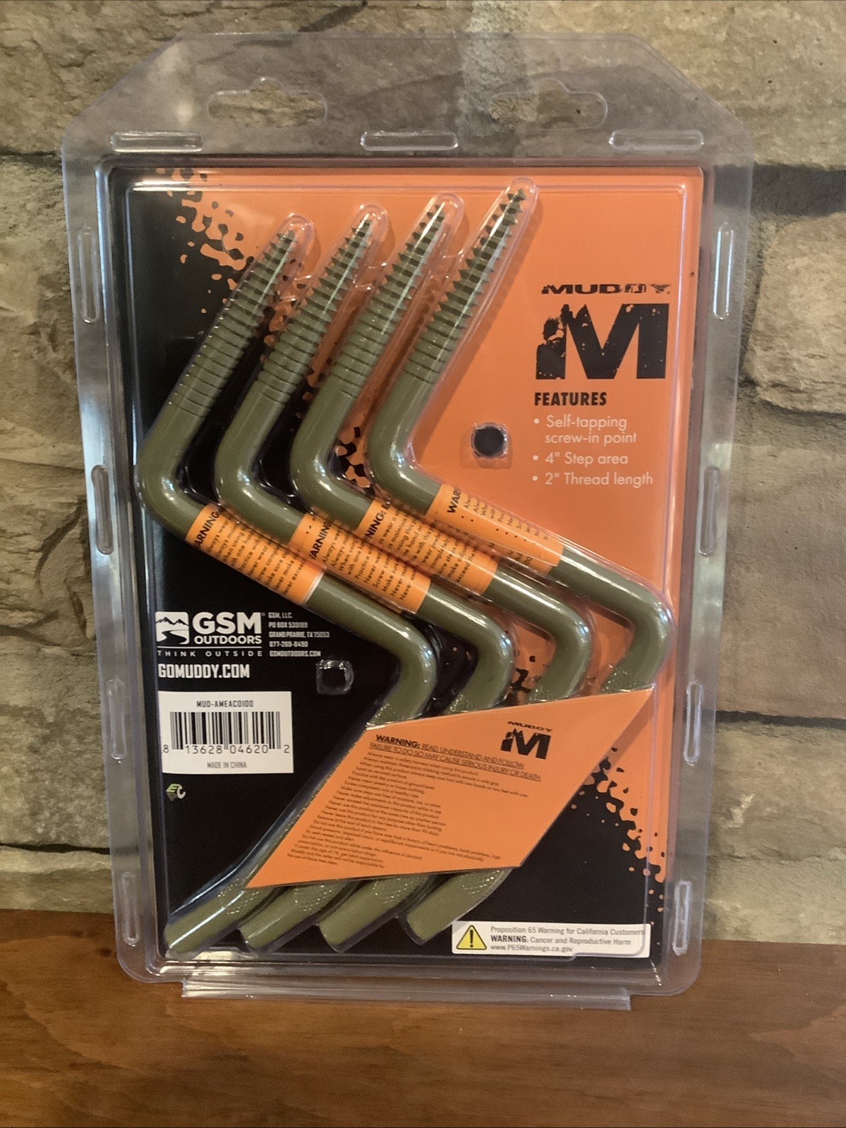 Muddy Step-Up Tree Steps | Durable Hunting Steps, 8-Pack
