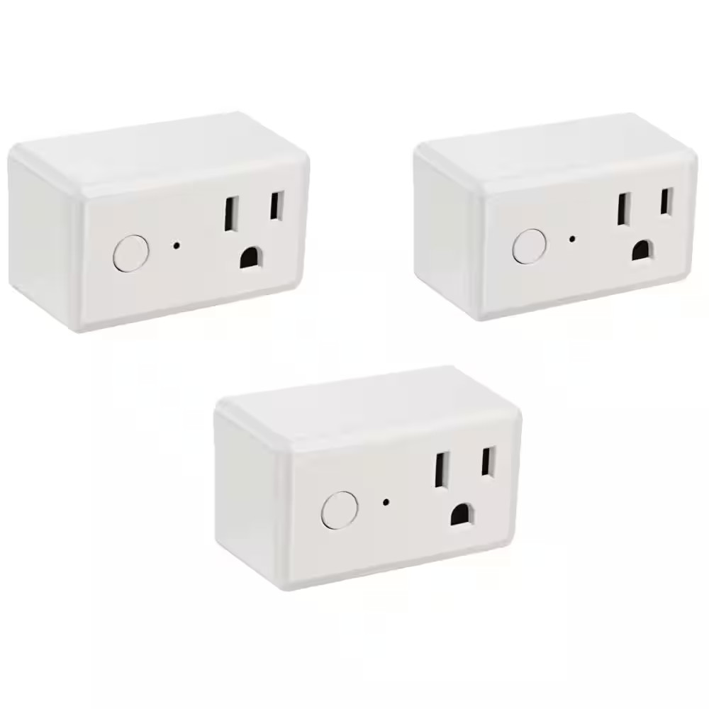 15-Amp Indoor Alexa / Google Assistant Compatible Plug-In Smart Wi-Fi Single Out
