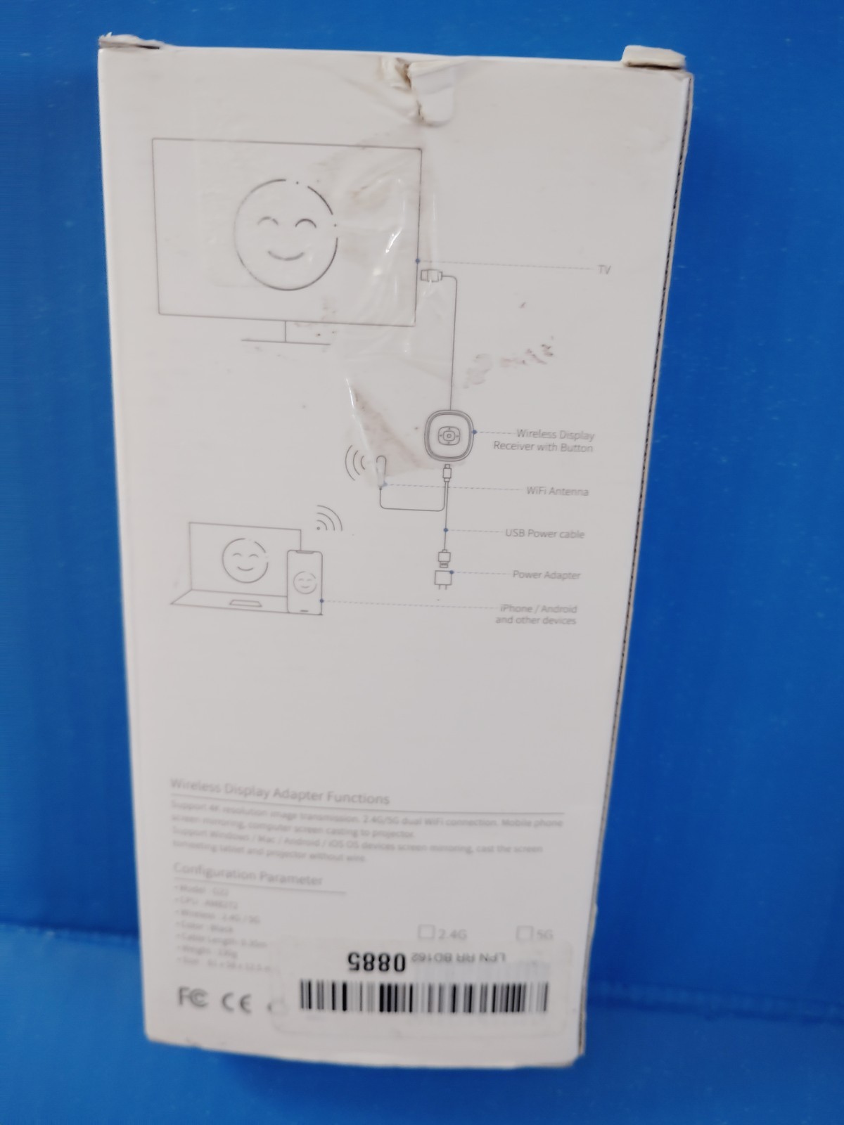 MiraScreen Wireless Display Adapter G22, 4k , Mirroring, for Mac, Andriod