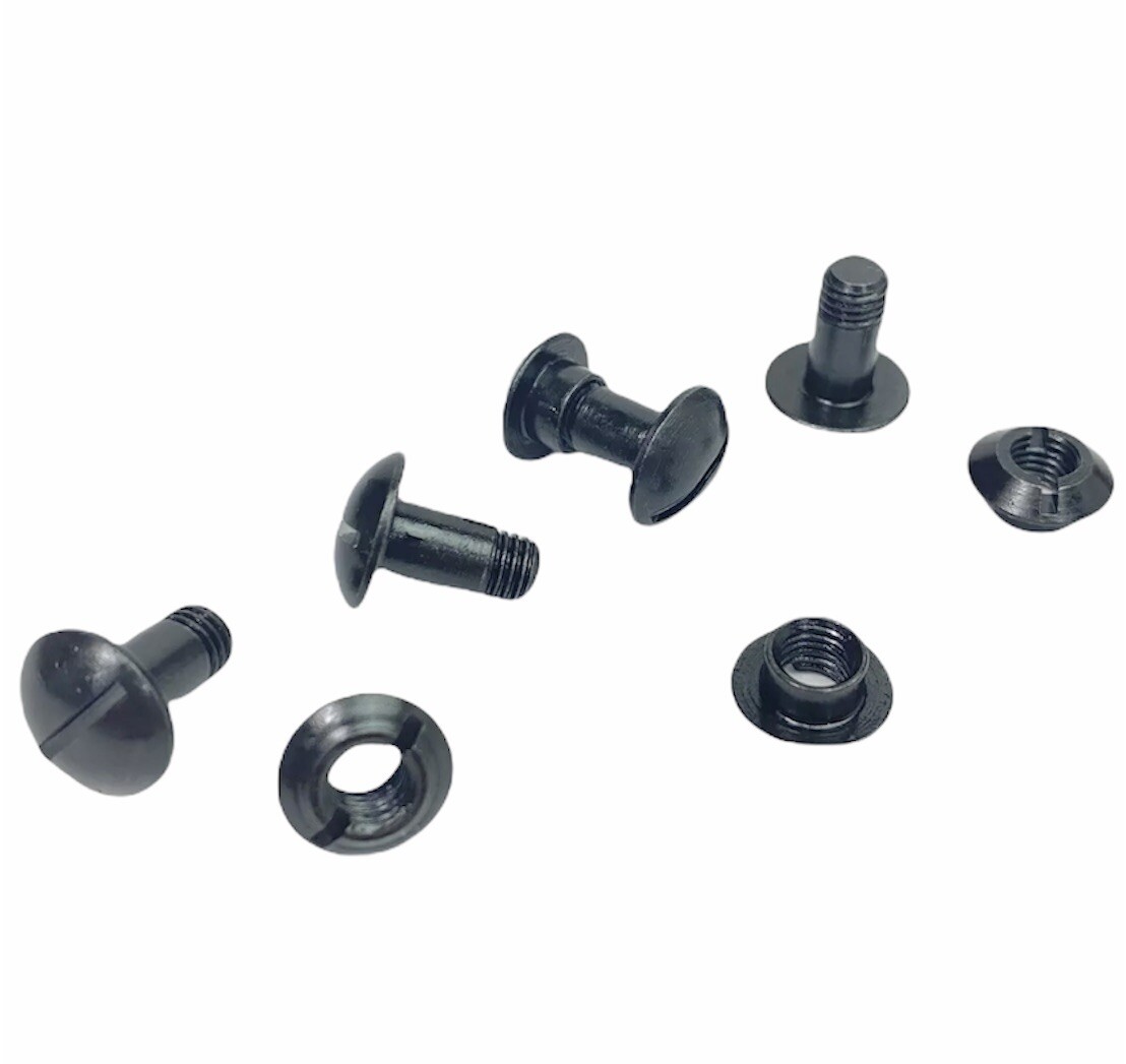 NEW ACH MICH Gentex BAE HELMET CHINSTRAP Replacement HARDWARE SET Nuts & Bolts