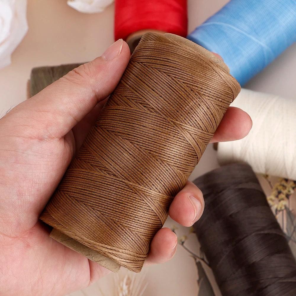 QJH 1Pcs Leather Sewing Waxed Thread for Leather Craft DIY Projects/Bookbinding/