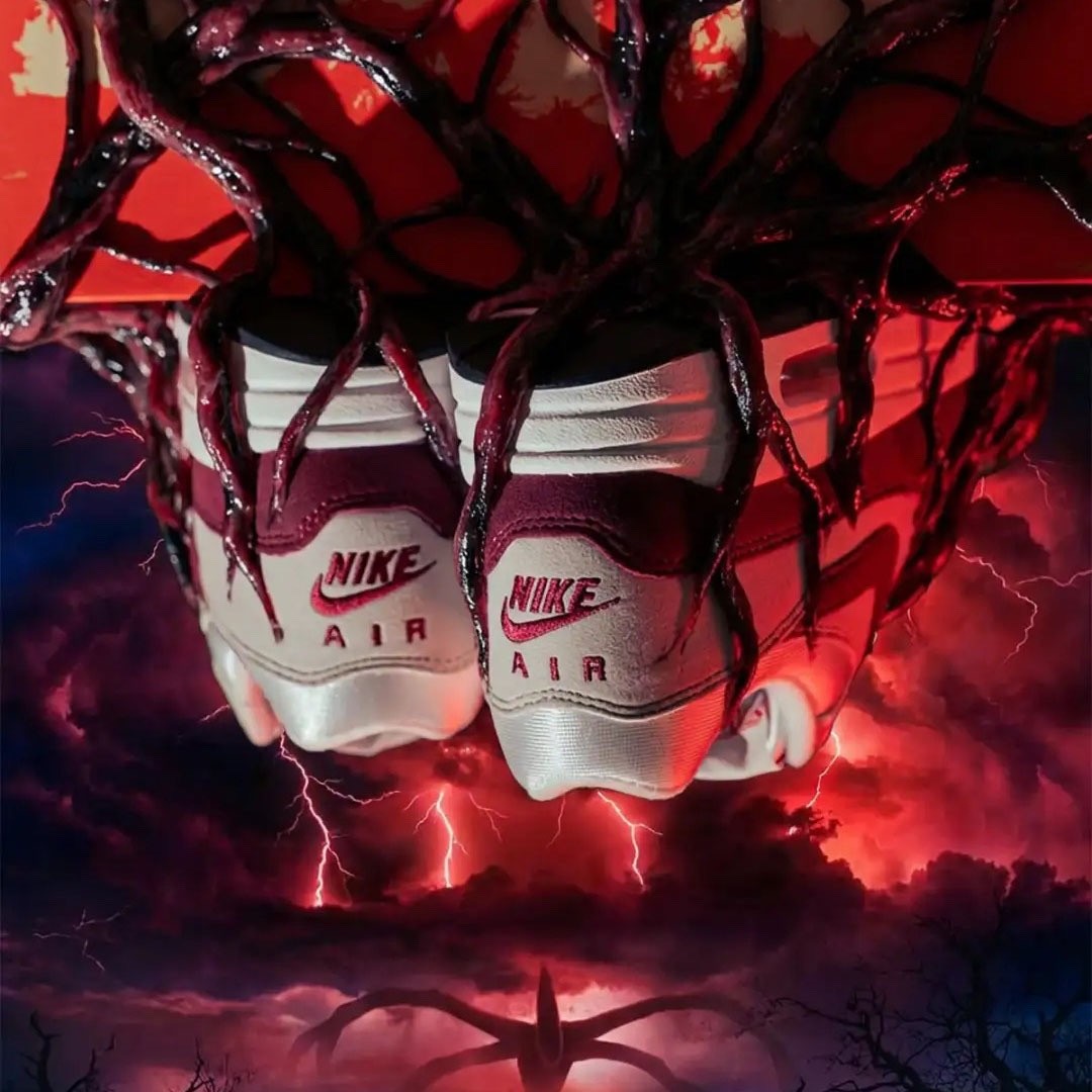 Stranger Things × Nike Air Max 1 'Mom Steve' IM3906-100 Men’s Sneaker Shoe