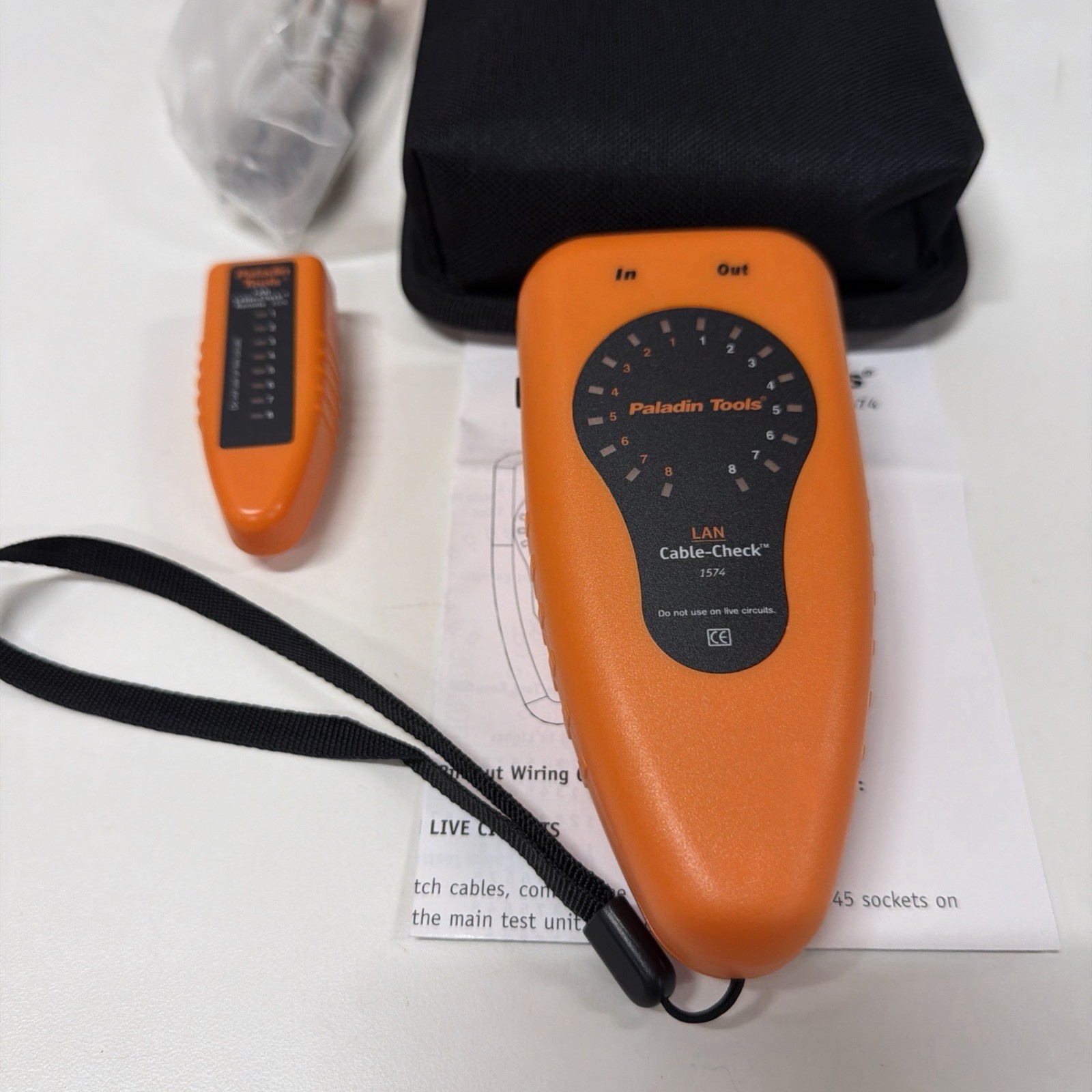 Paladin Tools 1574 LAN Cable-Check RJ45 Ethernet Network Cable Tester
