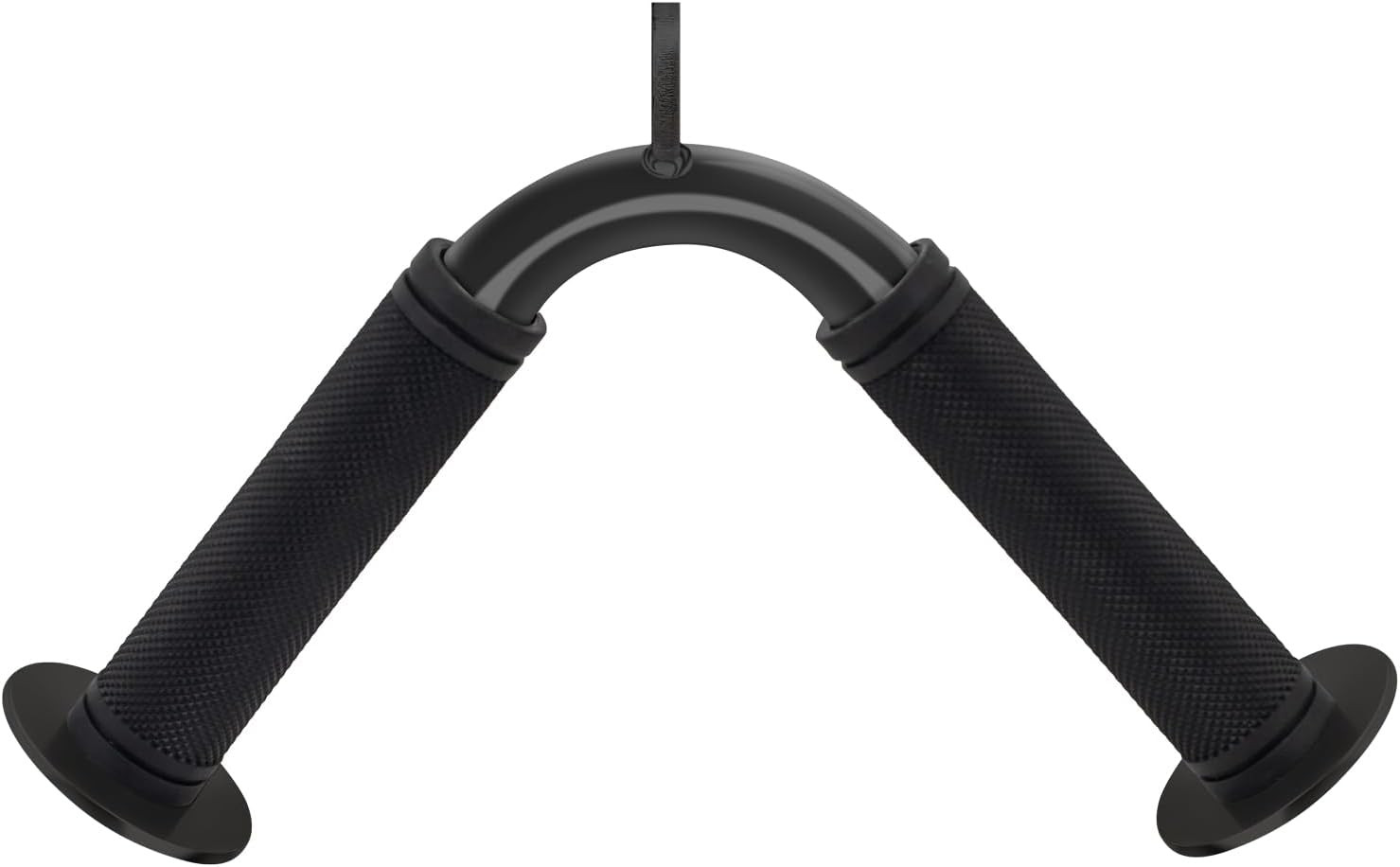 Tricep Press down Bar, V Bar Cable Attachment, Steel with Non-Slip Rubber Grip