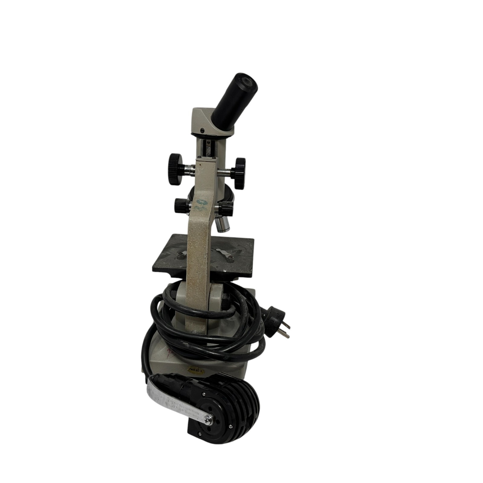 Bausch Lomb Monocular Microscope Japan 4x/10x/40x Objectives Lighted
