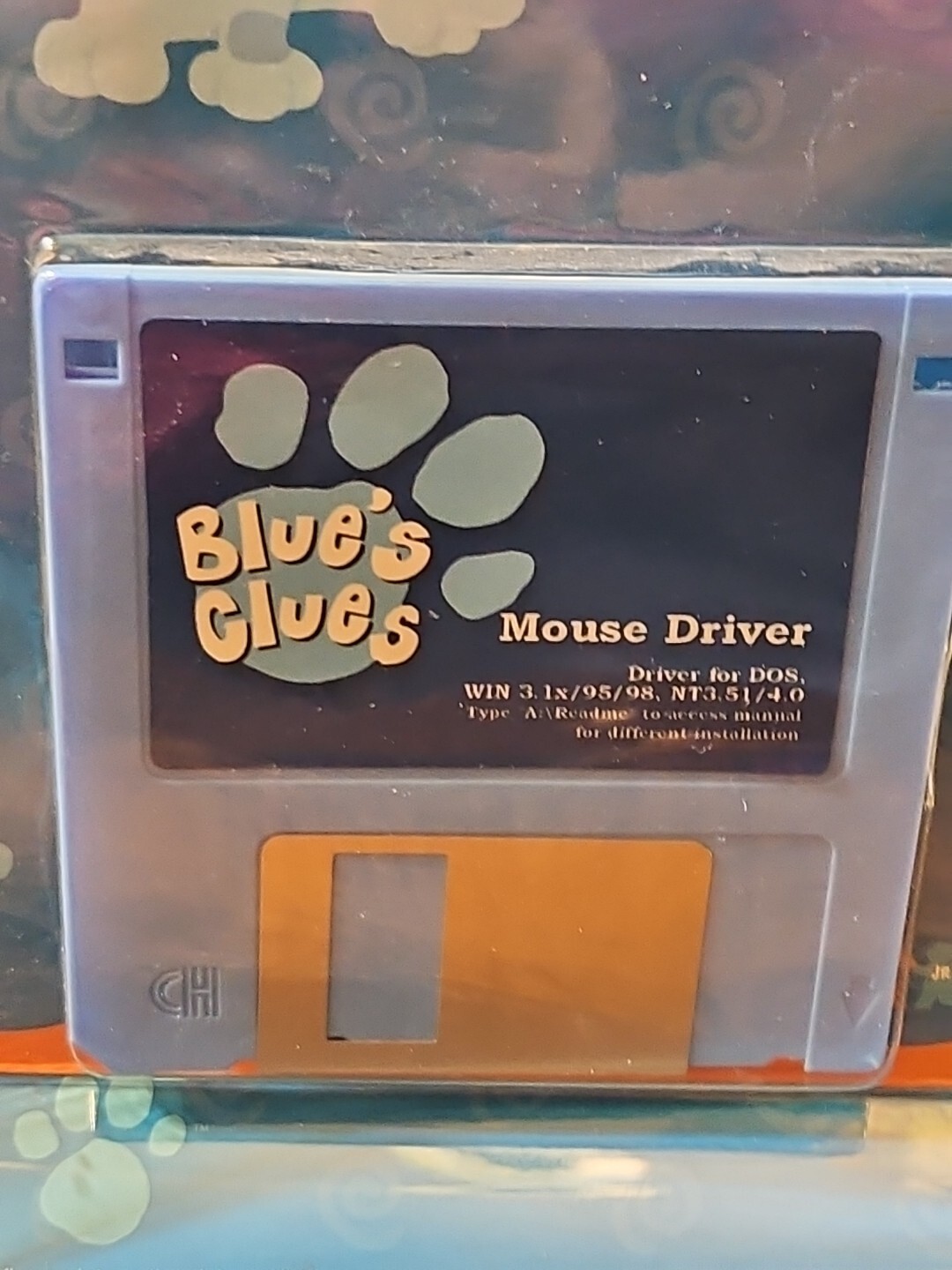 Vintage blue's clues computer mouse.