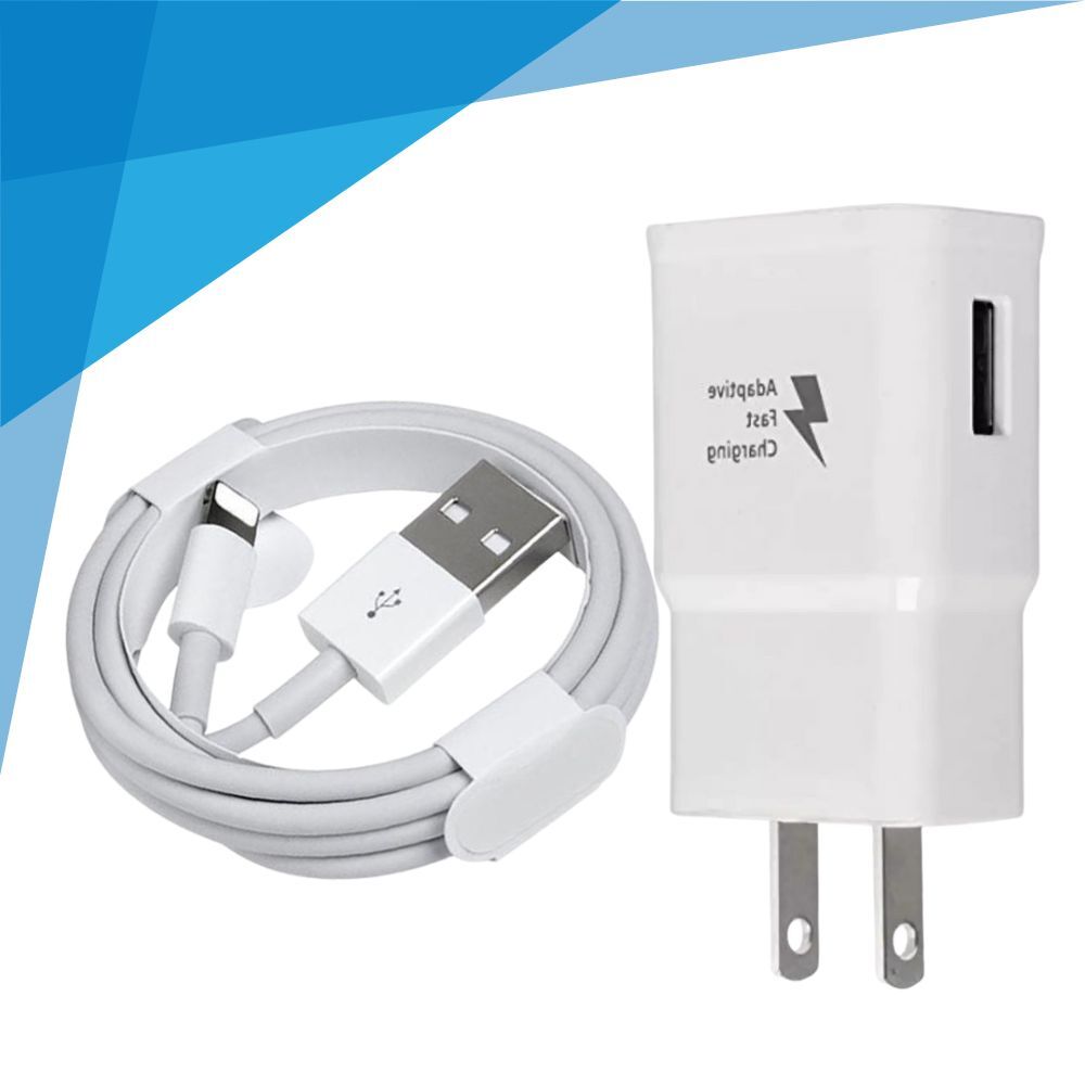 For iPhone 6 7 8 X XR 11 12 13 14 Wall Charger Power Adapter Fast Charging Cable