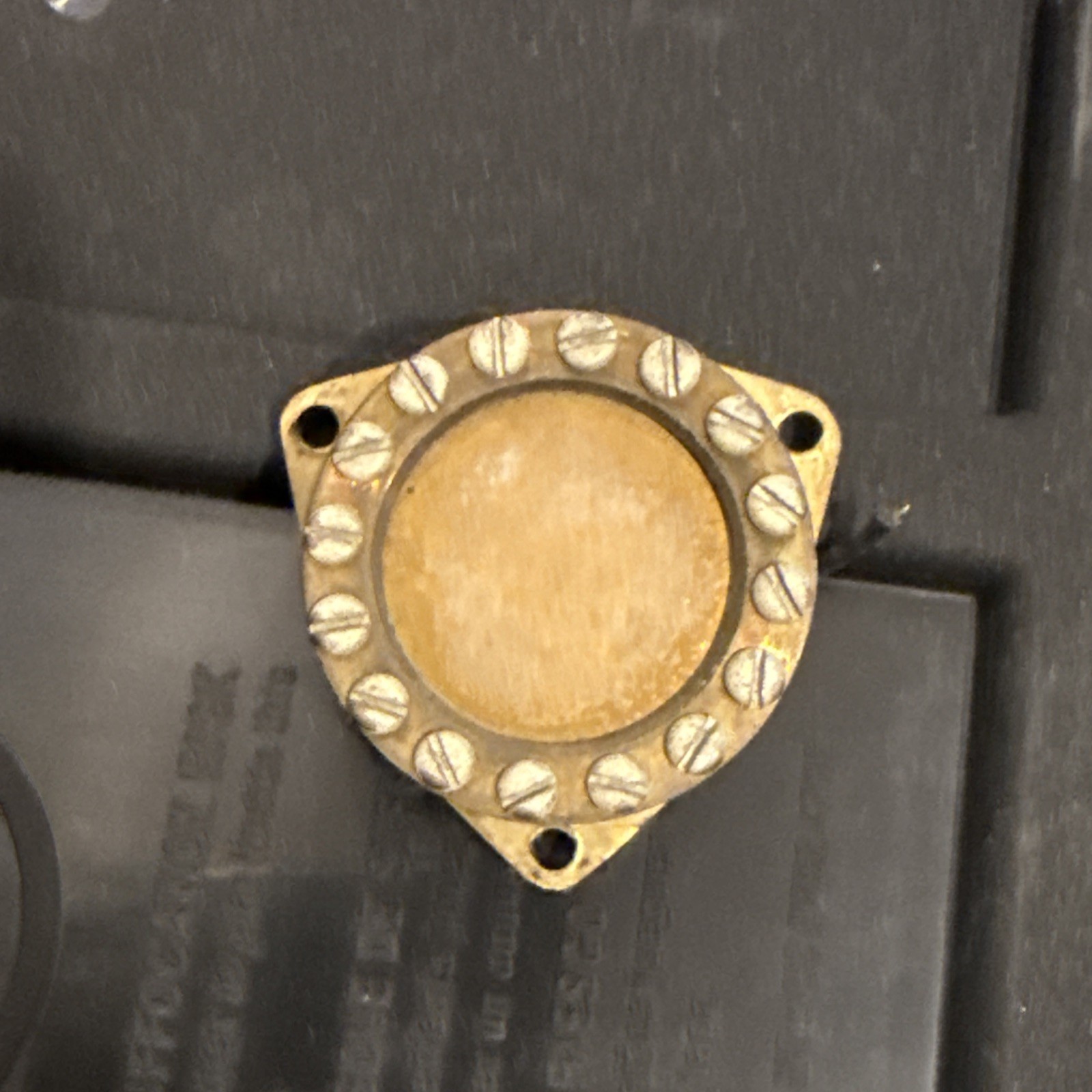 vintage microphone capsule Marked 1995 For Parts