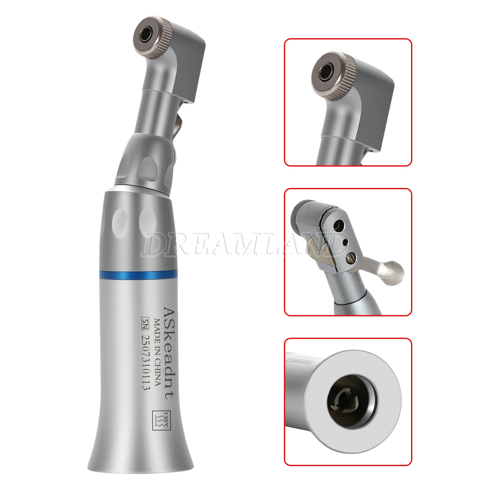 NSK Style Dental Push button / Latch Head Contra Angle Handpiece Slow Low Speed