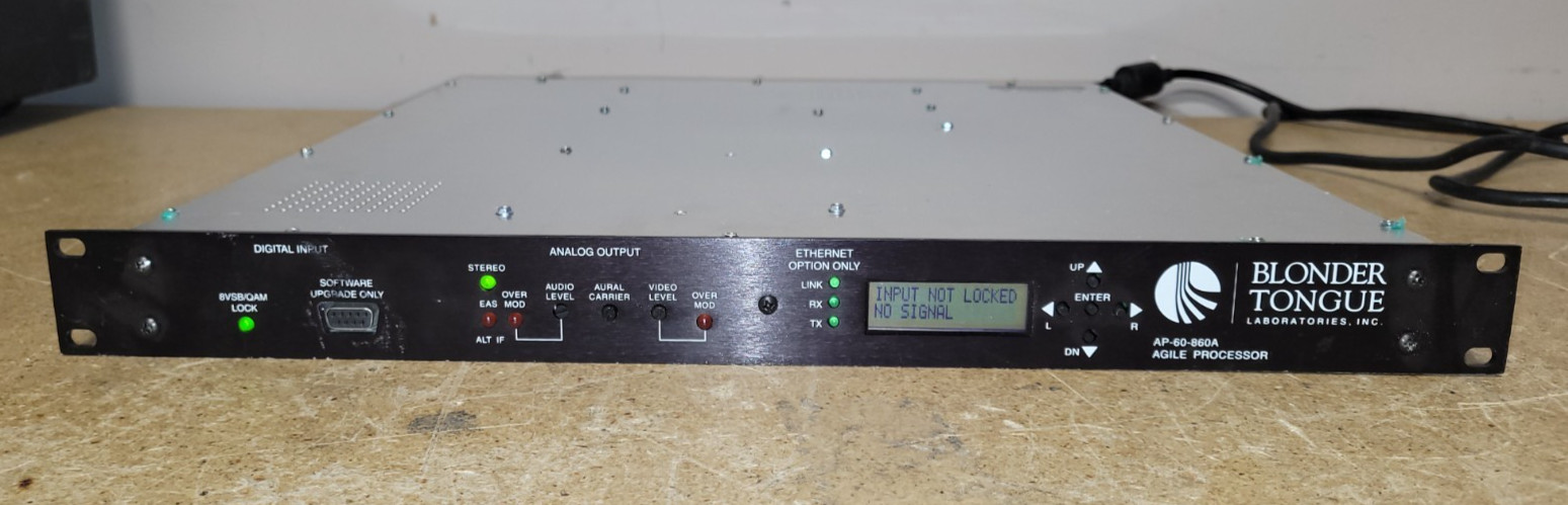 Blonder Tongue AP-60-860A Agile Digital / Analog Processor