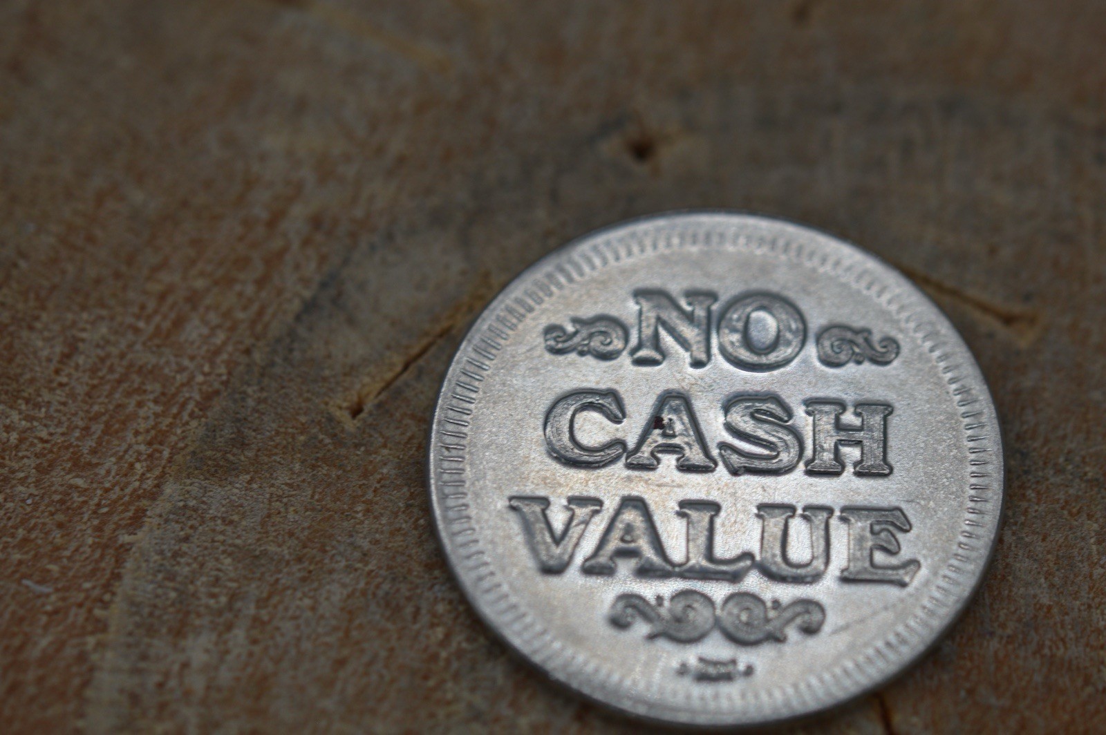No Cash Value Token Circulated Eagle & Shield Design Stars