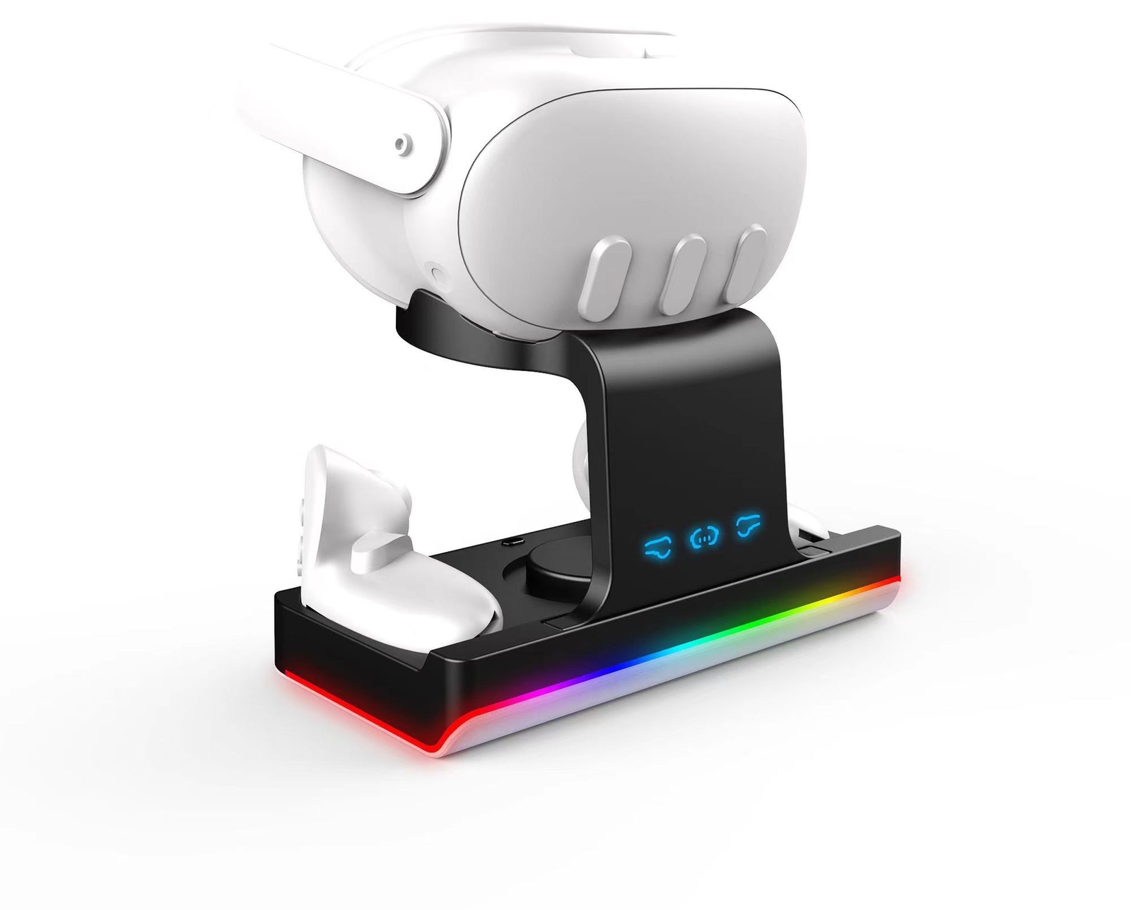 Suitable for Meta quest 3 Charging Dock VR Grip Magnetic Charger for quest 3