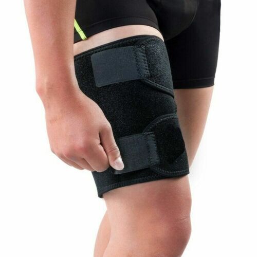 2pc Adjustable Leg Support Brace Thigh High Compression Sleeve Socks Pain Relief