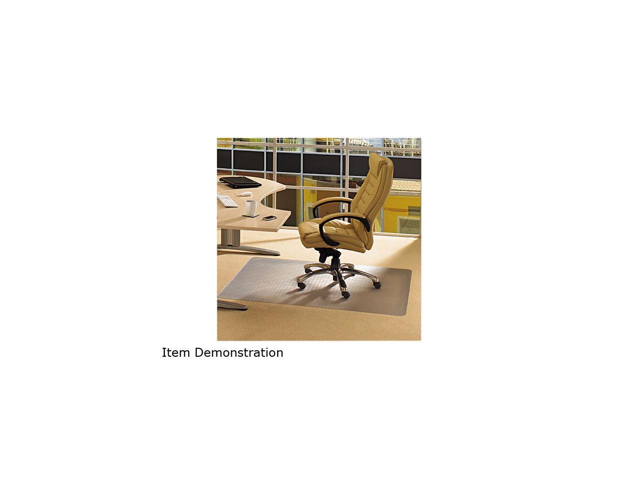 Cleartex Advantagemat Phthalate Free Pvc Chair Mat For Low Pile Carpet, 53 X 45