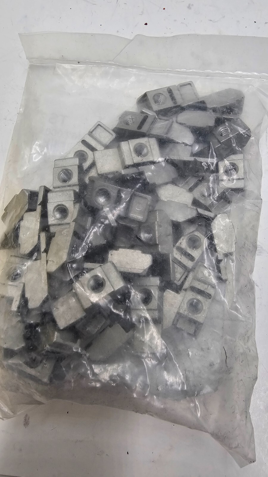 (QTY 100) Rittal Threaded Blocks 4162000 Rectangular System Punching 12.5x10.5mm
