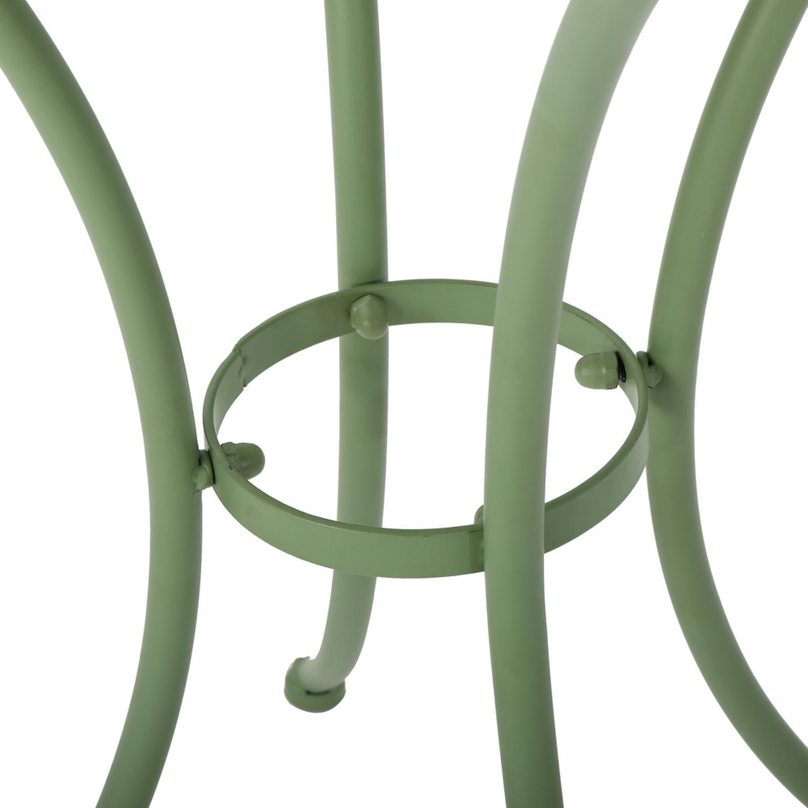 Whimsical 3-Piece Patio Set - Powder-Coated Iron, Ideal for Gardens & Balconies