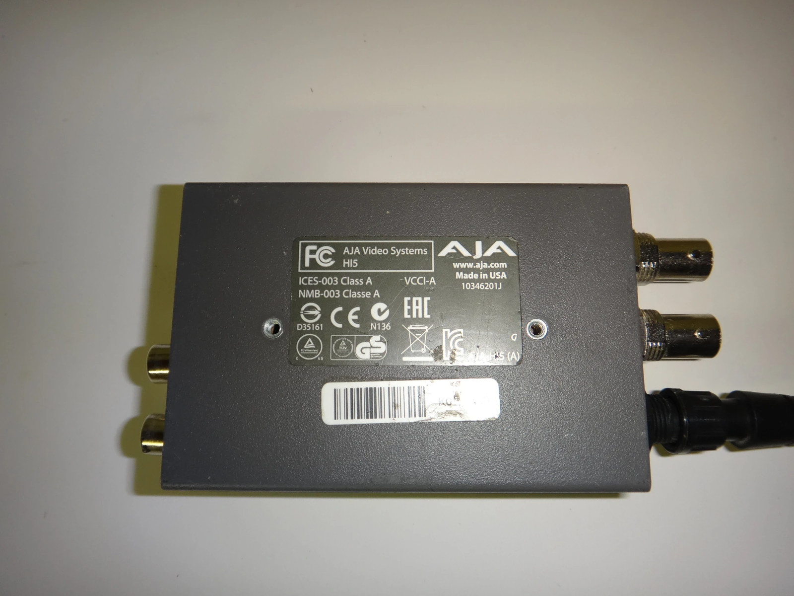 AJA Mini Converter H15 Audio Video HD SDI / SDI HDMI