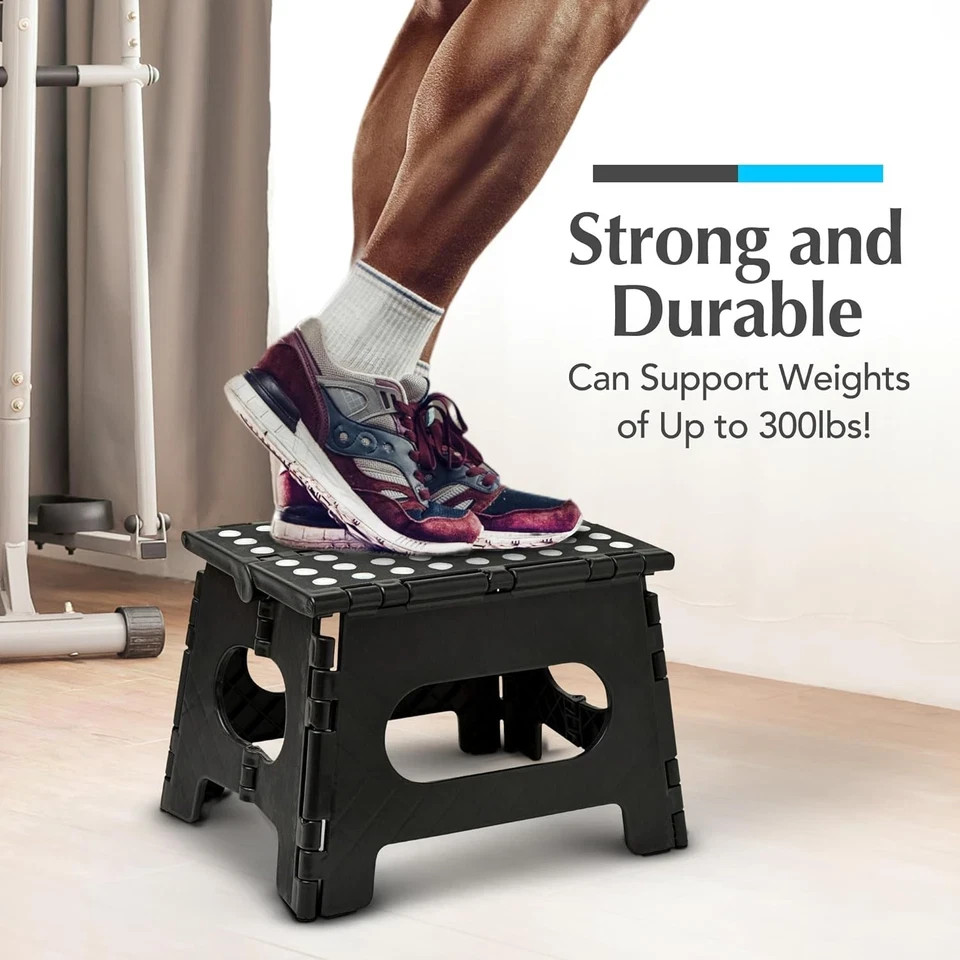 - Folding Step Stool Is Sturdy Enough to Support Adults and Safe Enough for Kids