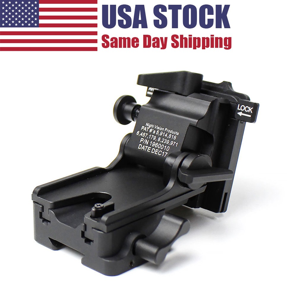 Metal NVG Helmet Mount Interface Dovetail Mount for PVS-14 15/18 NVG Device - US