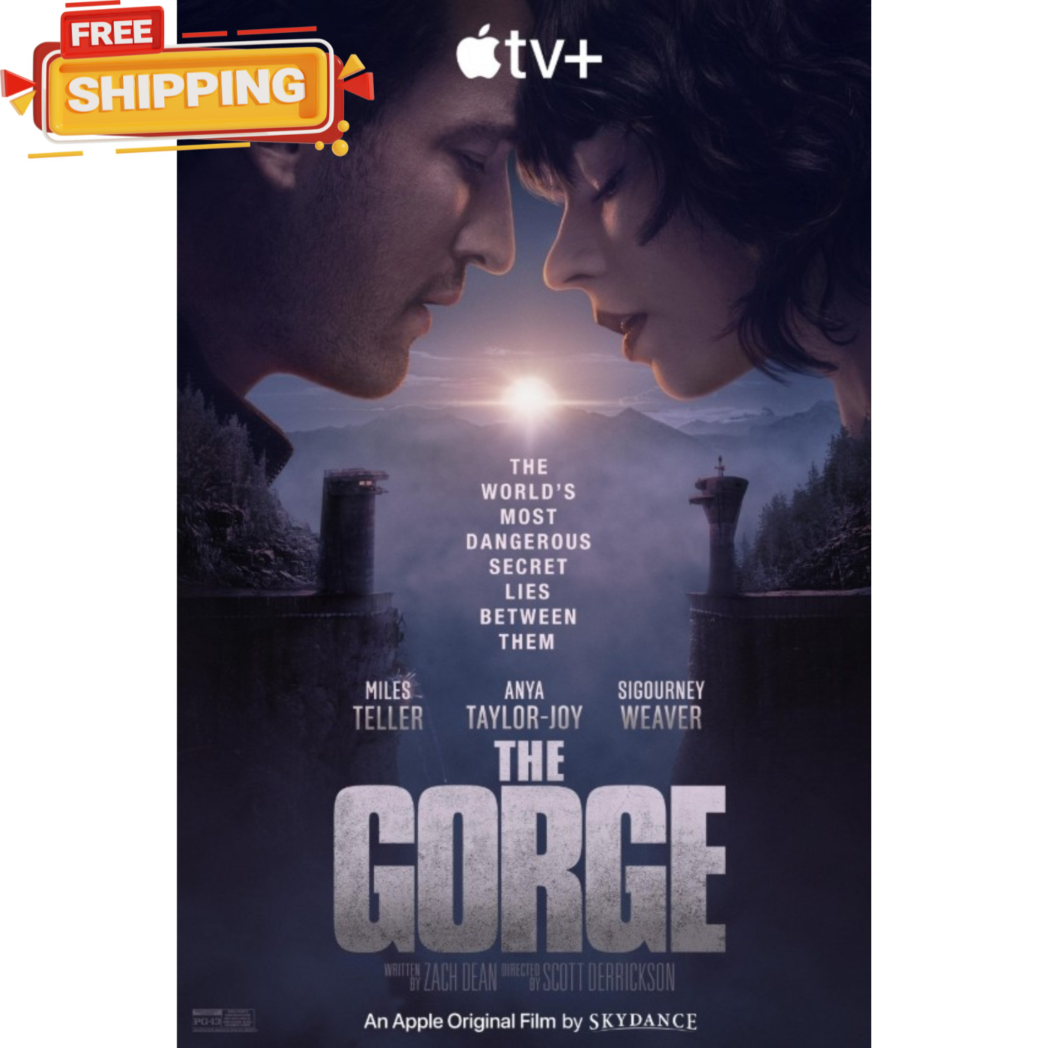 The Gorge Blu-Ray Movie (2025) TV Film Adventure Full HD All Region 1080p NEW
