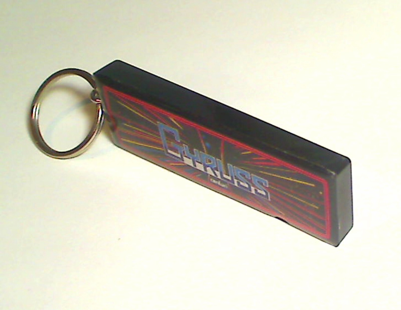 Gyruss Arcade Marquee Coin Door accessory Keychain