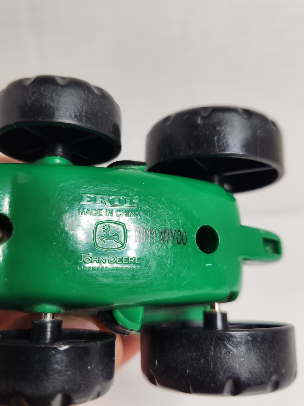 ERTL John Deere Green & Yellow Johnny Tractor 3" Diecast Toy