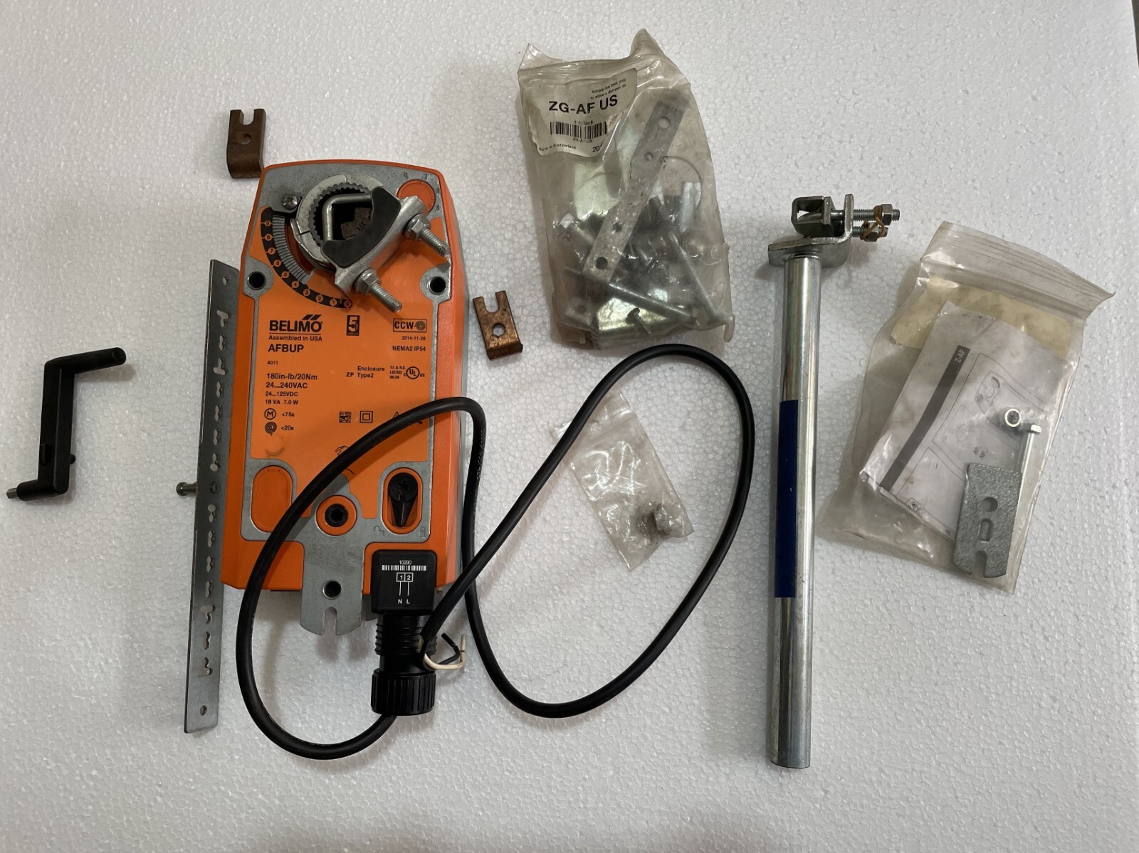 BELIMO AFBUP FIRE AND SMOKE DAMPERS / SPRING-RETURN ACTUATOR