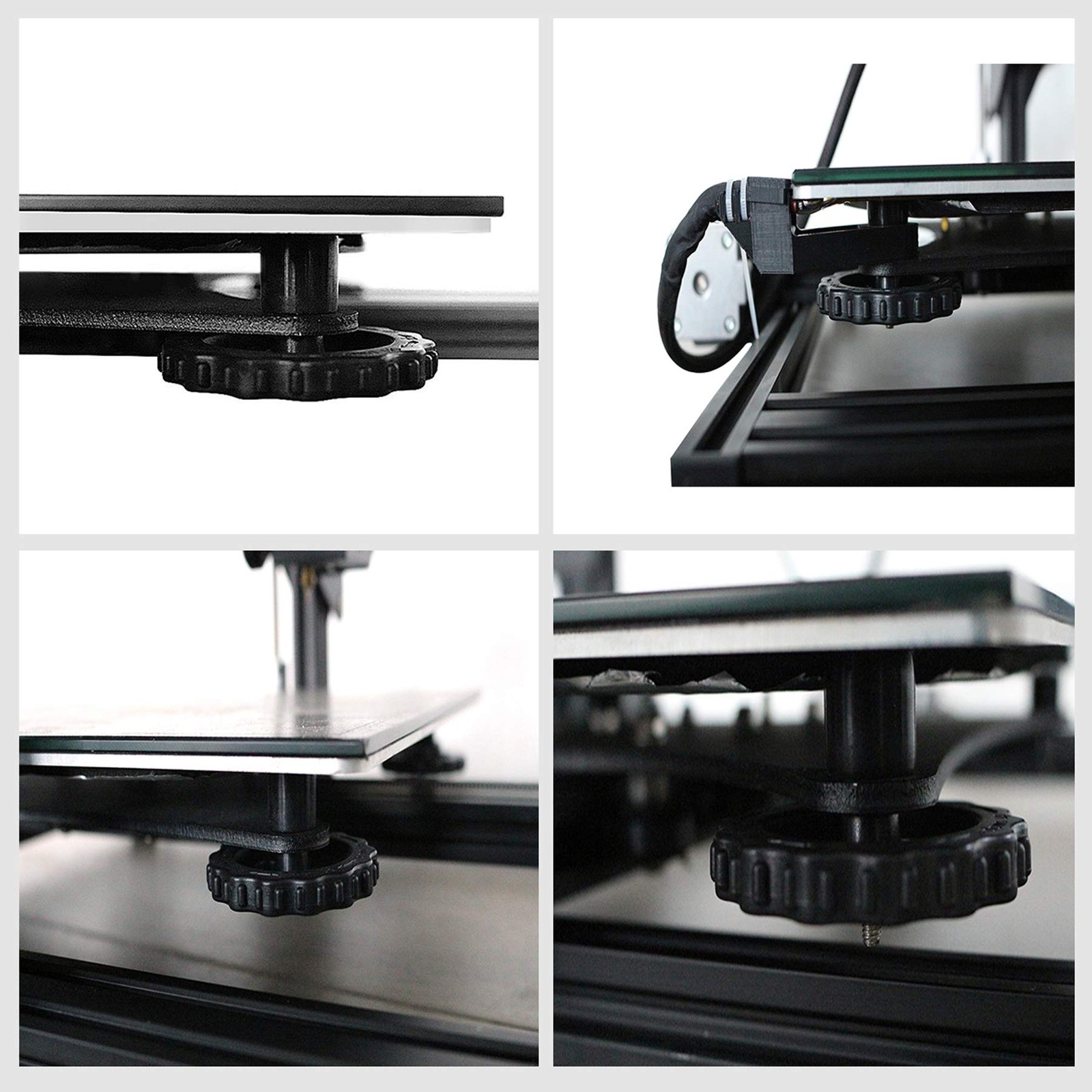 Hot Bed Leveling Column 3d Printer Silicone Stable Heat Bed Mounts Column Heatre