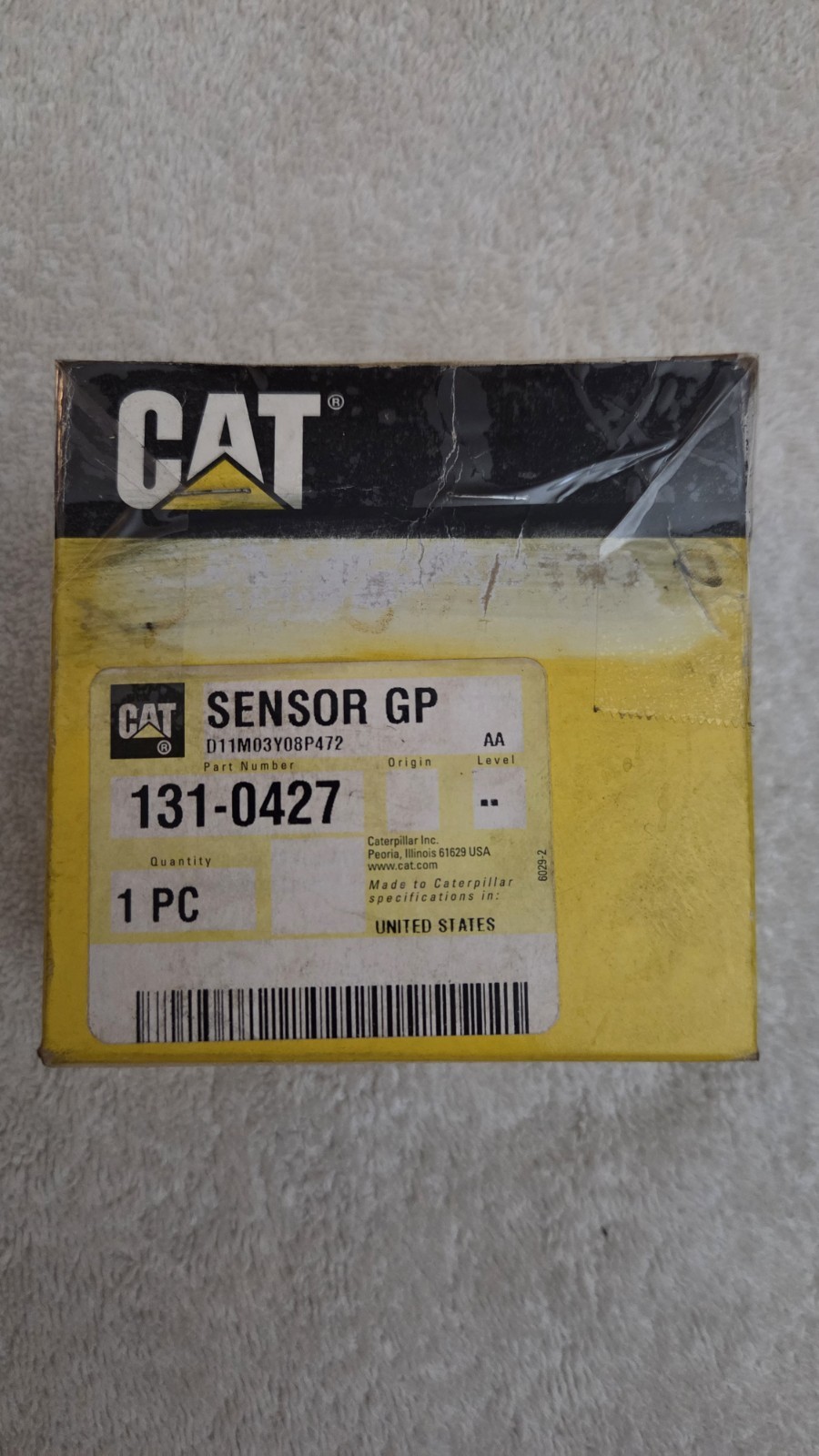 NEW- Open Box - 131-0427 TEMPERATURE SENSOR CAT