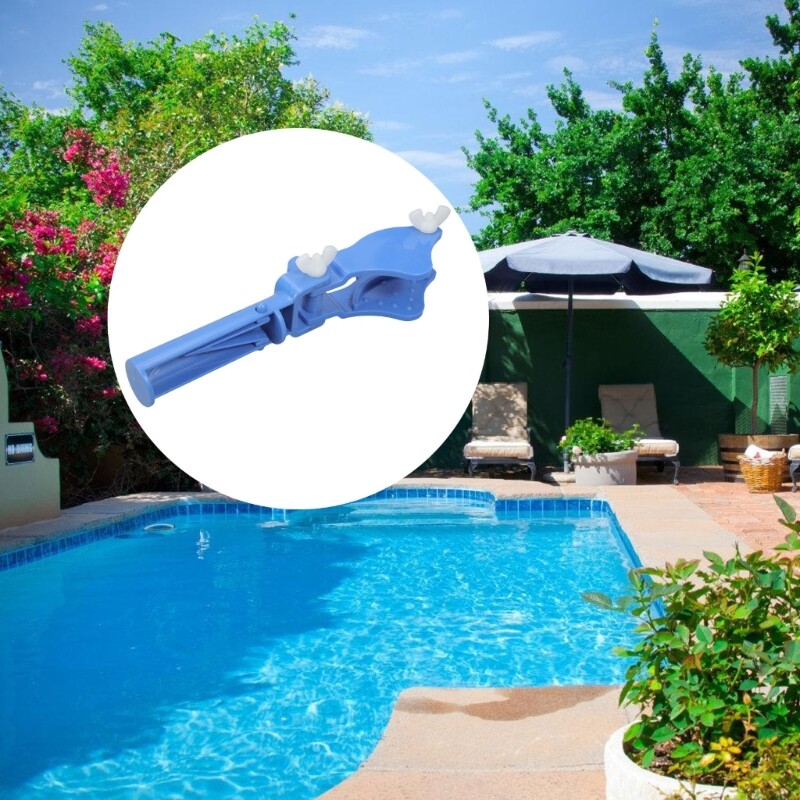 Universal Pool Cleaning Tablet Holder Include V Clip with Rotational Head Design