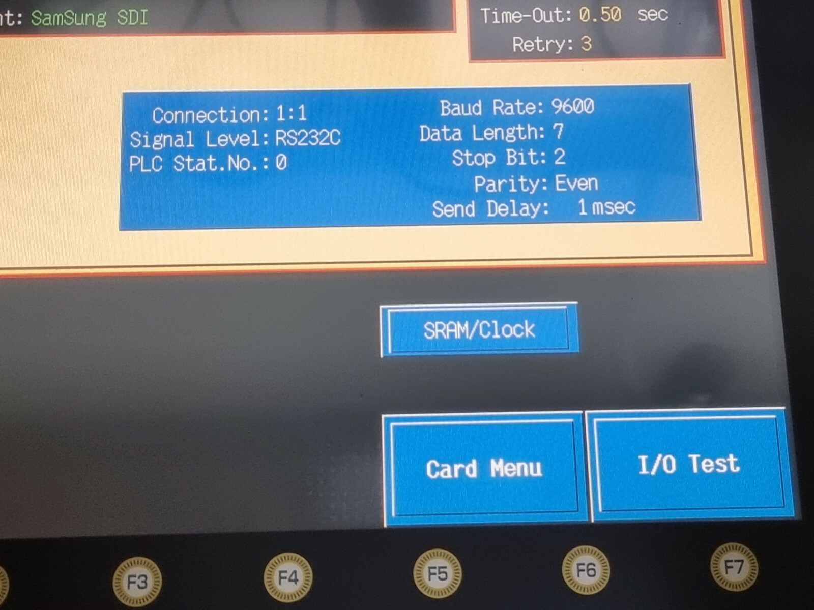 HAKKO V712SD TOUCH SCREEN HMI GRAPHIC PANEL LCD 12" 24VDC