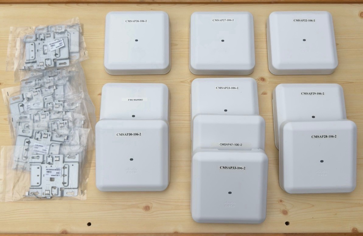 10x LOT Cisco AIR-AP2802I-B-K9 Wireless Access Point Aironet 802.11ac + Brackets